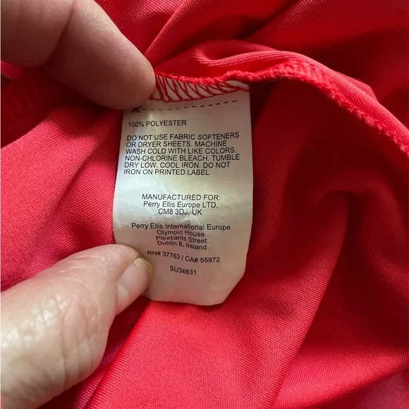 Grand Slam Performance Women’s Tank Top Reddish Orange Size Large - Picture 4 of 4